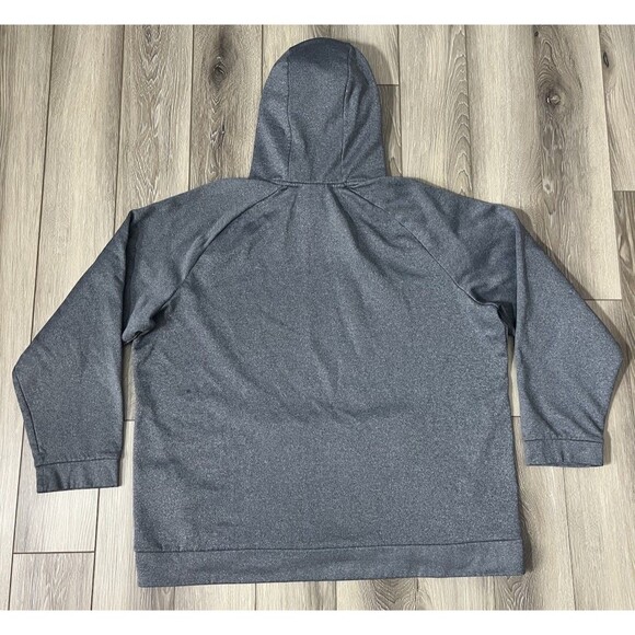 Nike Hoodie Mens XL Gray Center Swoosh Logo Fleece Pullover Outdoor Dri-Fit - Picture 5 of 7